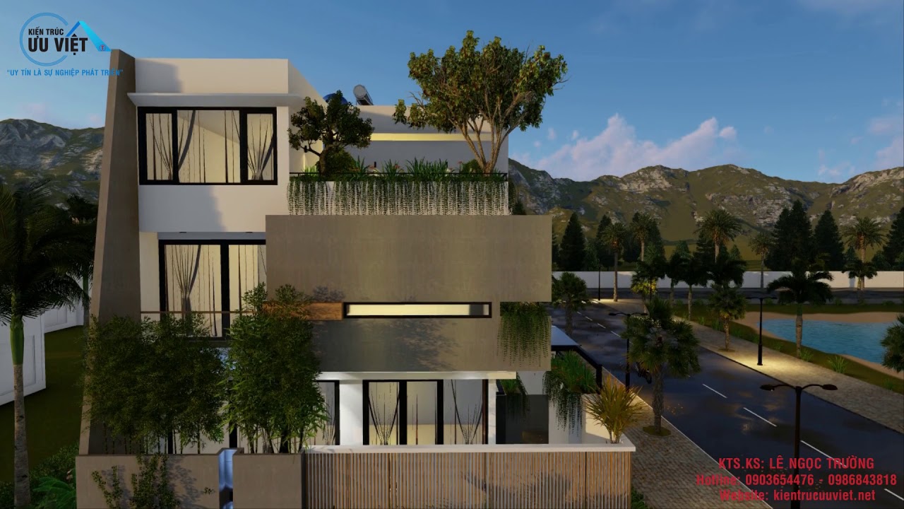 Nhà phố hiện đại