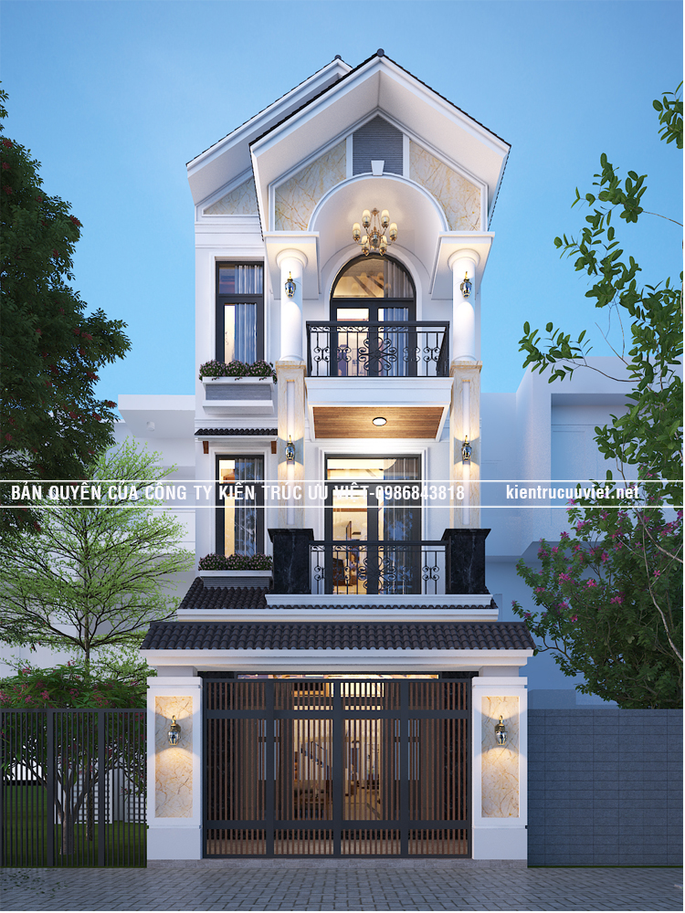 THIẾT KẾ & THI CÔNG  NHÀ PHỐ MÁI NGÓI, DT PHẦN NHÀ 5X13.6M, CĐT: ANH CƯỜNG,TP.THỦ ĐỨC