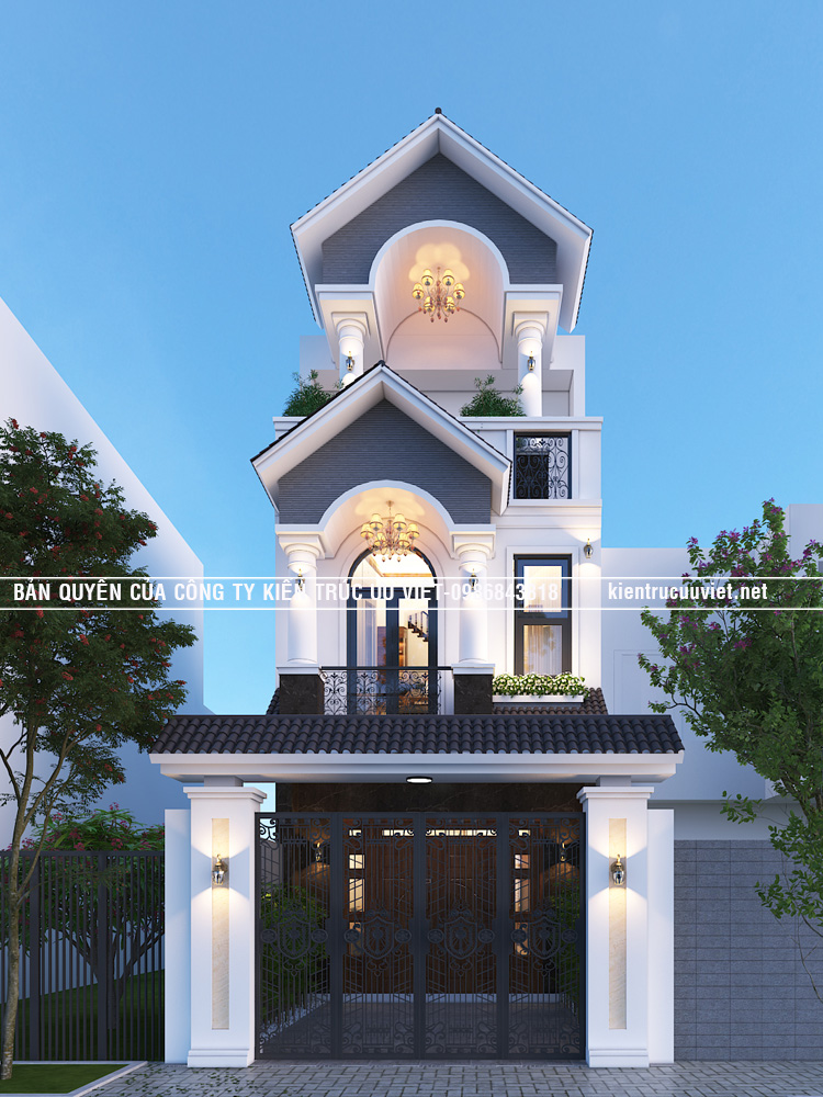 THIẾT KẾ & THI CÔNG NHÀ PHỐ MÁI NGÓI,DT PHẦN NHÀ 5X15M,CĐT:ANH HOÀNG, TỈNH ĐỒNG NAI