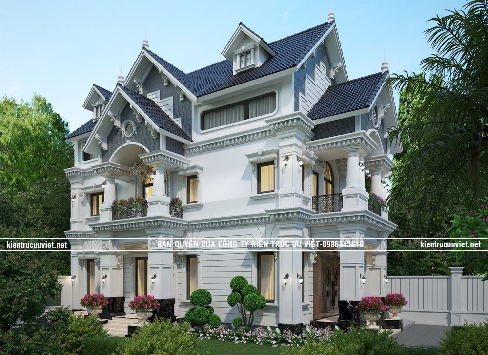 BIỆT THỰ PHONG CÁCH MÁI THÁI KẾT HỢP TÂN CỔ ĐIỂN-ANH HUÂN, QUẬN 12, TPHCM