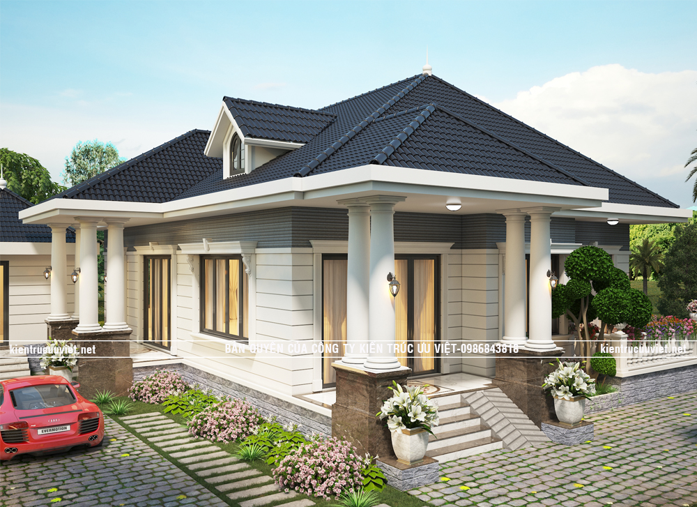 BIỆT THỰ PHONG CÁCH CHÂU ÂU-268M2 CÔ HỒNG, TỈNH BẾN TRE