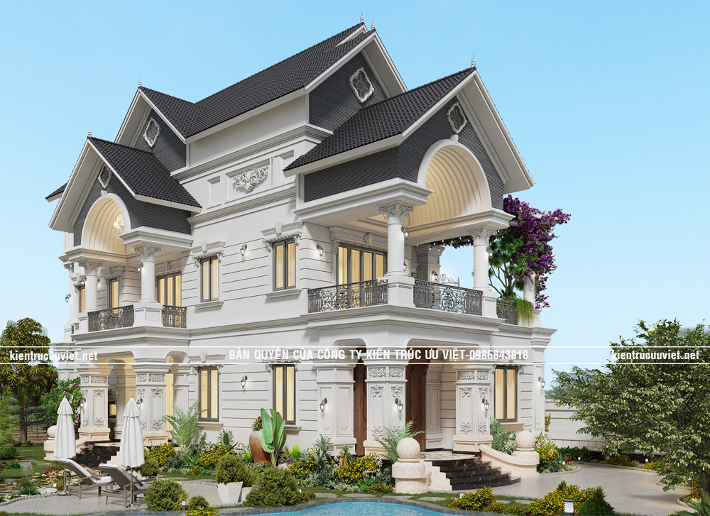 THIẾT KẾ & THI CÔNG BIỆT THỰ CHỊ THANH THOẢNG 9.5X20M, TỈNH BÌNH DƯƠNG