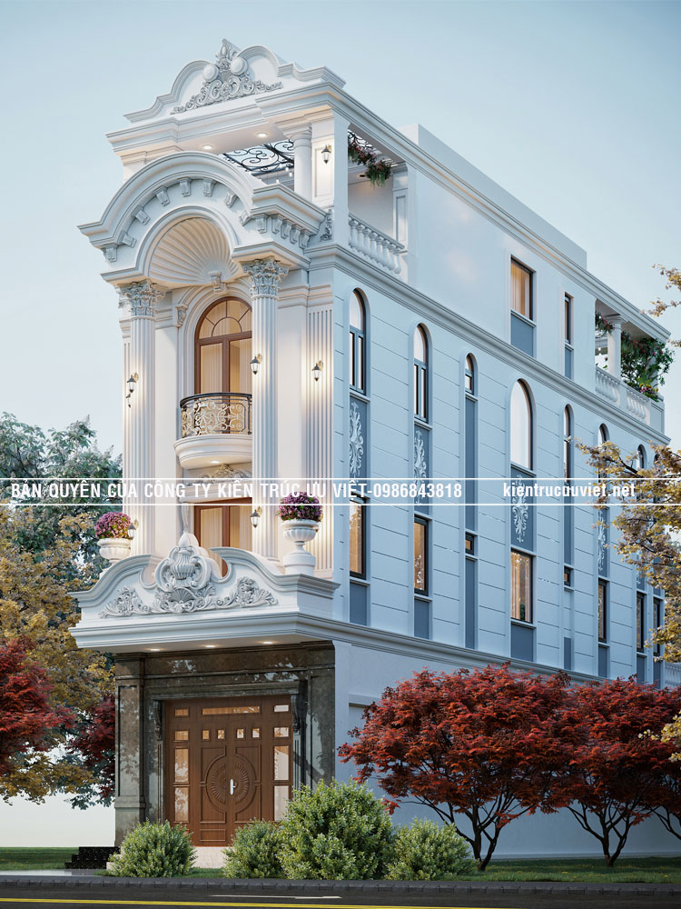 THIẾT KẾ & THI CÔNG NHÀ PHỐ TÂN CỔ ĐIỂN ,CĐT:ANH HIẾU, MẶT TIỀN 5M, TỈNH QUẢNG BÌNH