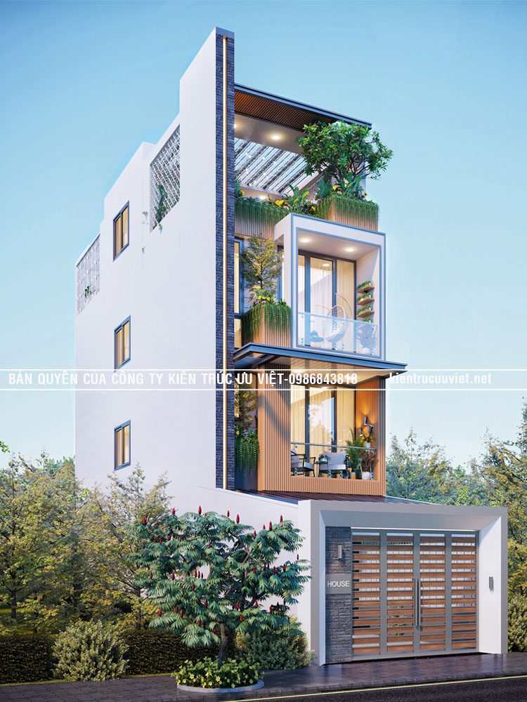 THIẾT KẾ & THI CÔNG NHÀ PHỐ 5X13M, CHỊ TƯỜNG DUY