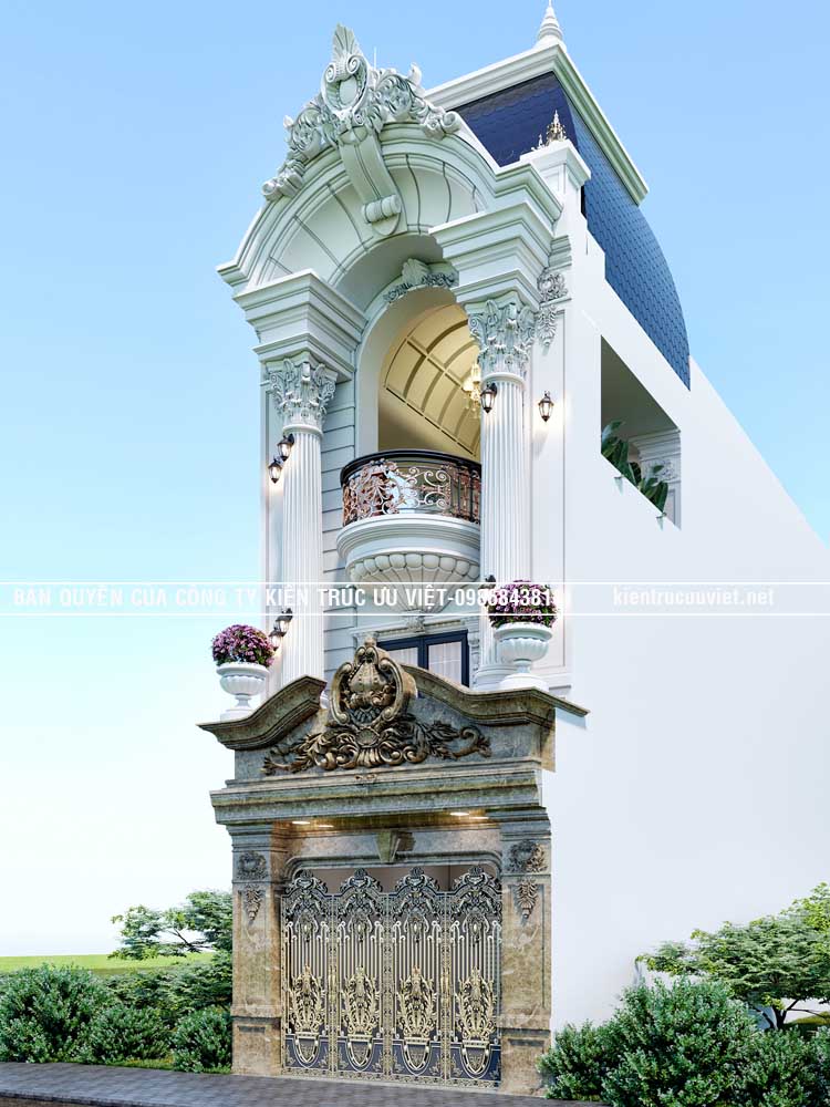 THIẾT KẾ & THI CÔNG NHÀ PHỐ TÂN CỔ ĐIỂN ,CHỊ MAI, DT PHẦN NHÀ :5X18.2M,H.TIÊN LỮ, TỈNH HƯNG YÊN