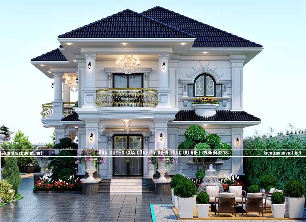 BIỆT THỰ TÂN CỔ ĐIỂN MÁI NHẬT ,CĐT:ANH MẠNH,DT:10X16M,DT ĐẤT:15X80M,NỞ HẬU 30M TẠI TỈNH LÂM ĐỒNG