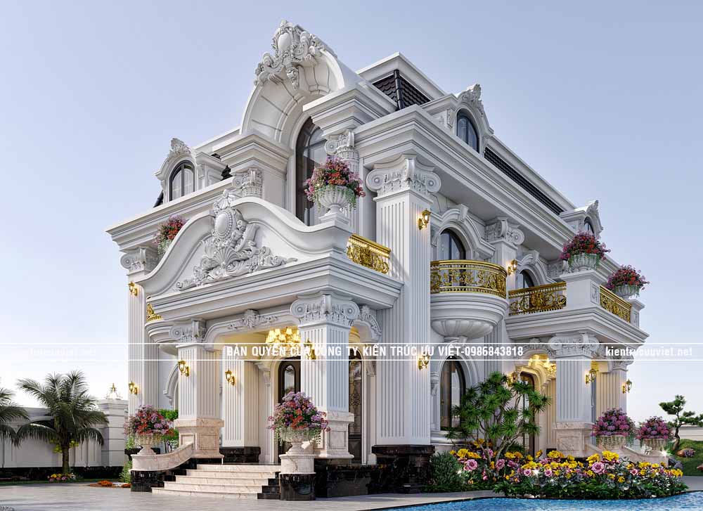 BIỆT THỰ TÂN CỔ ĐIỂN ,CĐT:ANH KỲ,DT PHẦN NHÀ:11X15.5M,DT ĐẤT:25X50MTẠI TỈNH TÂY NINH