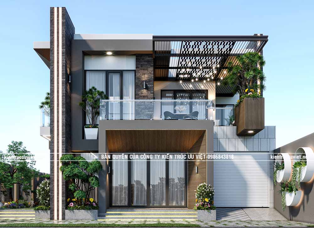 BIỆT THỰ HIỆN ĐẠI,CĐT:CHỊ XINH,DT:10X14.5M,TẠI P.HƯNG CHIẾN,T.X.BÌNH LONG,TỈNH BÌNH PHƯỚC