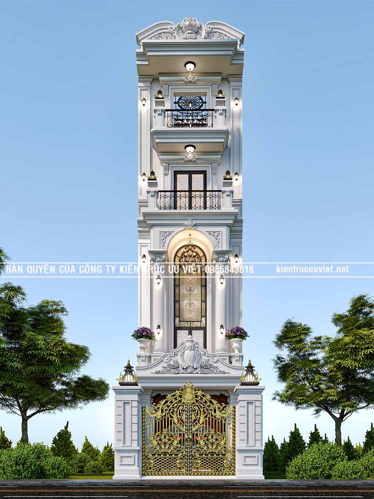 THIẾT KẾ & THI CÔNG NHÀ PHỐ TÂN CỔ ĐIỂN  ,CĐT:ANH MINH XUÂN, DT :5X20M,H.THÁP MƯỜI,TỈNH ĐỒNG THÁP