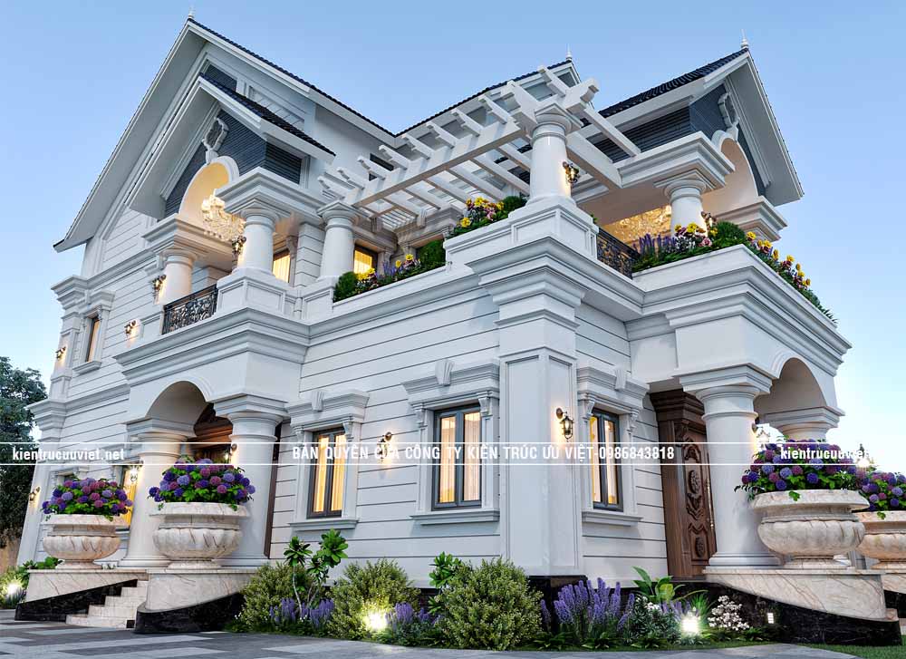 BIỆT THỰ MÁI THÁI,CĐT:ANH KHÔI,DT PHẦN NHÀ:7X17.5M,DT ĐẤT:12X35MTẠI TỈNH LONG AN