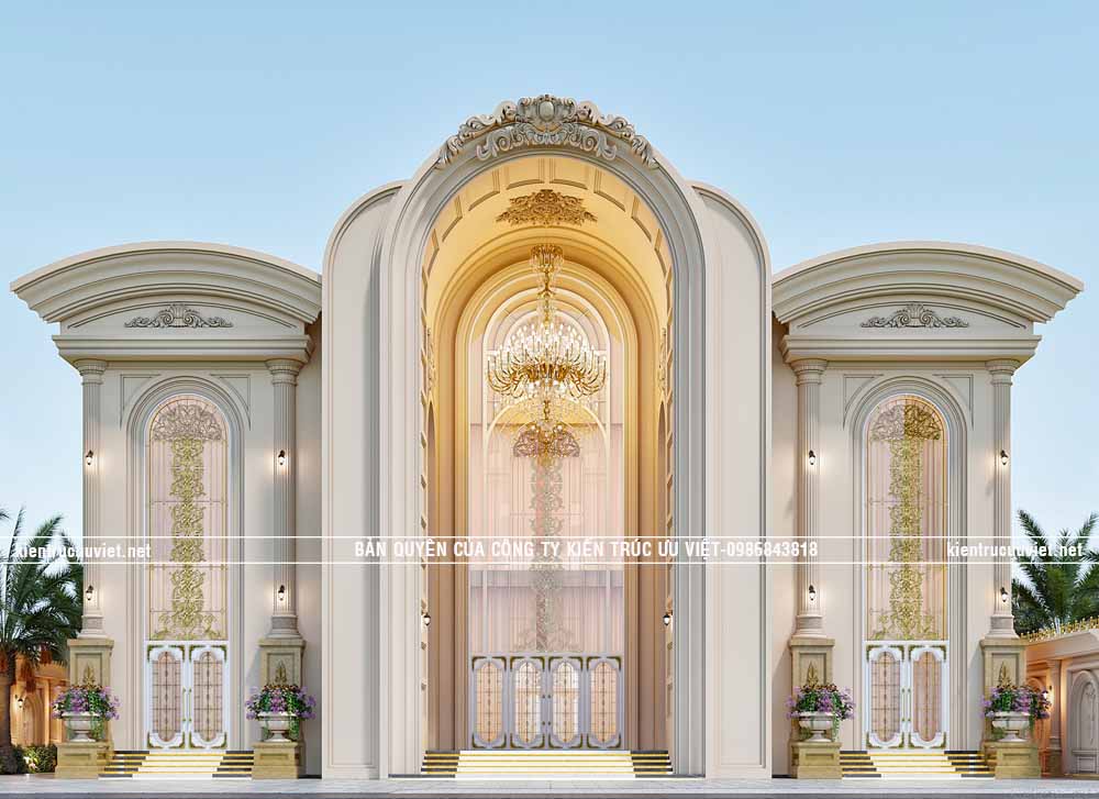 BIỆT THỰ TÂN CỔ ĐIỂN,CĐT:ANH VINH,DT PHẦN NHÀ:24X32M,DT ĐẤT:32X51MTẠI TỈNH AN GIANG