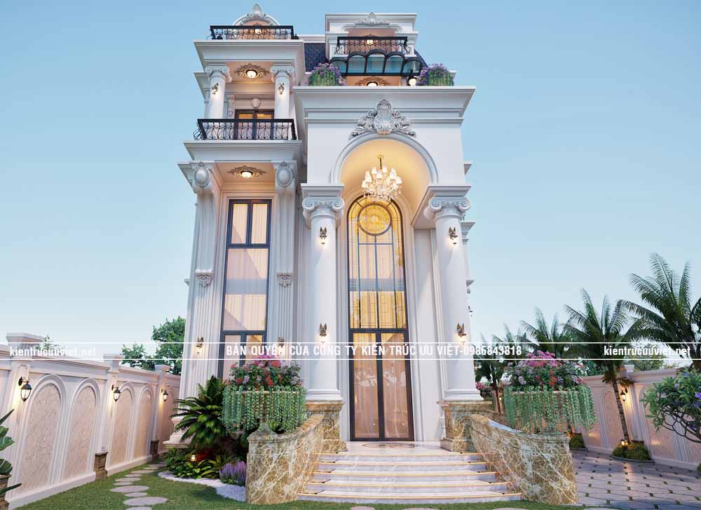 BIỆT THỰ TÂN CỔ ĐIỂN,CĐT:ANH HÙNG,DT PHẦN NHÀ:8X20M,DT ĐẤT:12X42M TẠI TỈNH ĐỒNG NAI