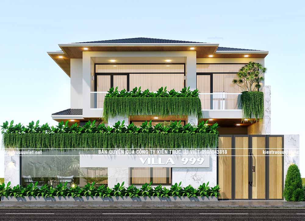 BIỆT THỰ HIỆN ĐẠI MÁI NHẬT,CĐT:ANH THIỆN,DT PHẦN NHÀ:10X10.5M,DT ĐẤT:12X16.5M TẠI TỈNH BẾN TRE