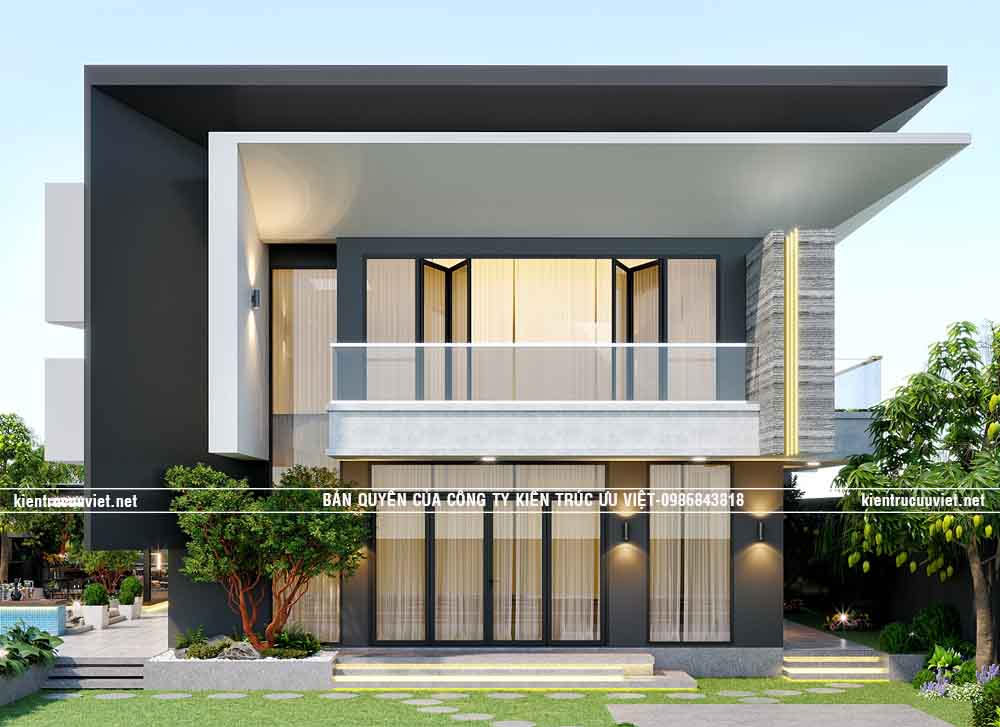 BIỆT THỰ HIỆN ĐẠI,CĐT:ANH KHẢI,DT PHẦN NHÀ:10X16.5M,DT ĐẤT:18X28M TẠI TỈNH BẾN TRE