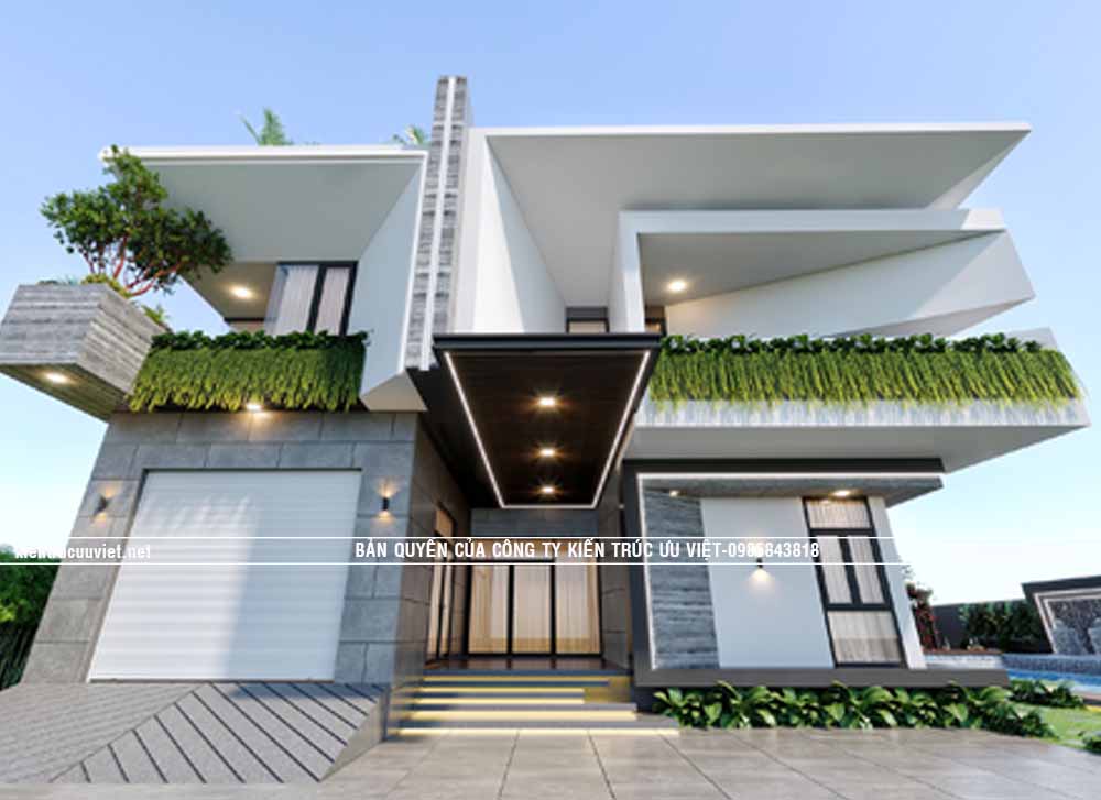 BIỆT THỰ HIỆN ĐẠI ,CĐT:ANH TUYỀN,DT PHẦN NHÀ:265M2,DT ĐẤT:26X29M TẠI TỈNH TÂY NINH