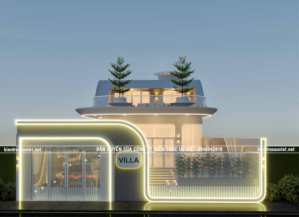 BIỆT THỰ HIỆN ĐẠI,CĐT:ANH TÂM,DT PHẦN NHÀ:8X16M TẠI TỈNH CÀ MAU