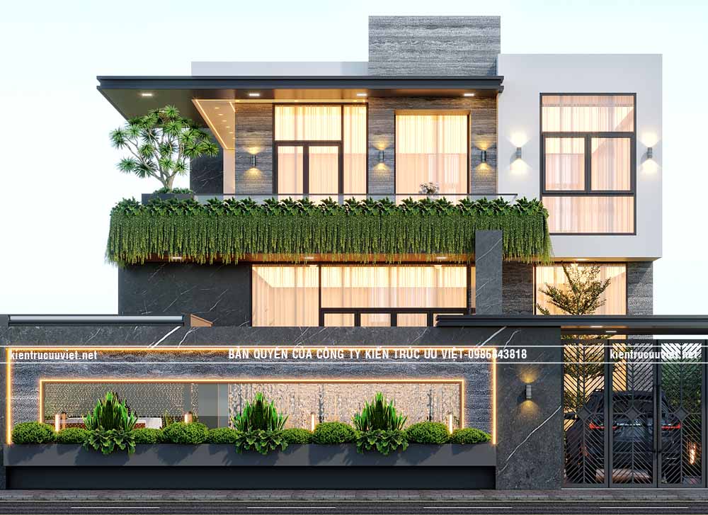 BIỆT THỰ HIỆN ĐẠI,CĐT:ANH TÂN,DT PHẦN NHÀ:10X14M,DIỆN TÍCH ĐẤT:15X30M TẠI TỈNH TÂY NINH