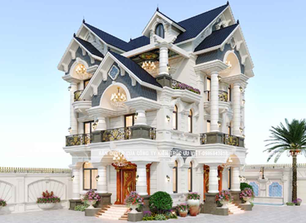 BIỆT THỰ MÁI THÁI CĐT:CHỊ NÊN,DT PHẦN NHÀ:10X13M TẠI TỈNH AN GIANG