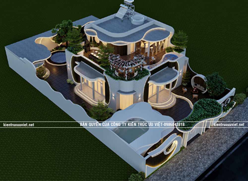 BIỆT THỰ HIỆN ĐẠI,CĐT:ANH THUẤN,DT PHẦN NHÀ:15X15.6M,DIỆN TÍCH ĐẤT:22X35M TẠI TỈNH LONG AN