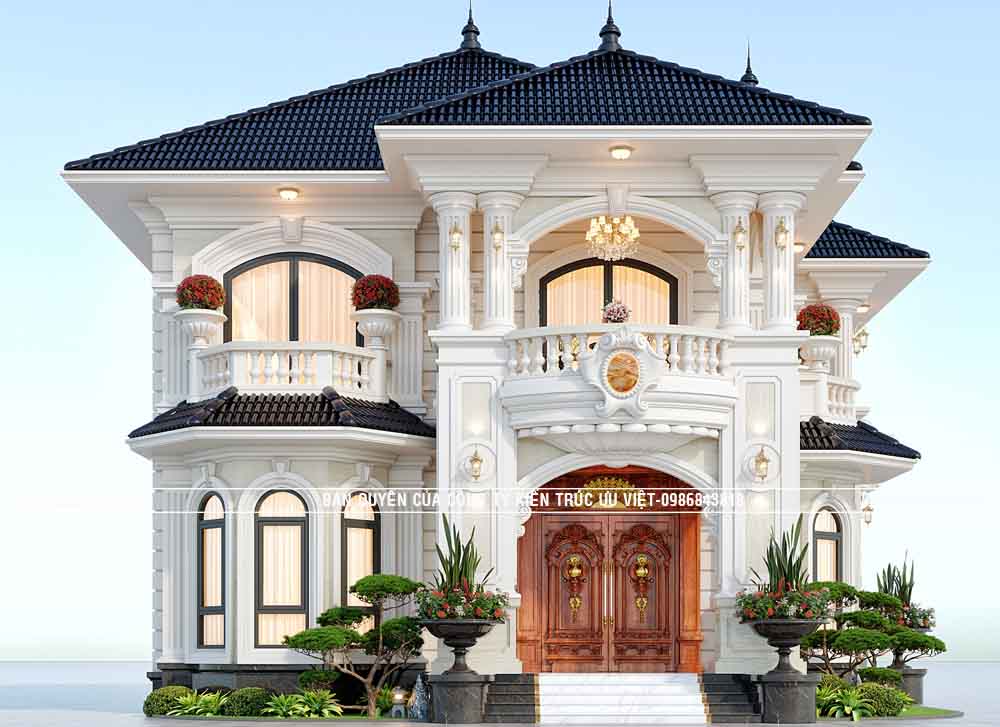BIỆT THỰ TÂN CỔ ĐIỂN ,CĐT:ANH SANH,DT PHẦN NHÀ:11X16.6M TẠI TỈNH GIA LAI BIỆT THỰ TÂN CỔ ĐIỂN ,CĐT:ANH SANH,DT PHẦN NHÀ:11X16.6M TẠI TỈNH GIA LAI